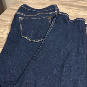 Old Navy Dark Blue Straight Leg Jeans